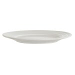 Flat plate dkd home decor porcelaine blanche 19 x 19 x 2 cm