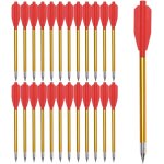 Flèche arbalète pistolet en aluminium pour cible de fleche arbalete de 50 lb / 80 lb, 6. 3 boulons d'arbalète ... Flèche arbalète pistolet en aluminium pour cible de fleche arbalete de 50 lb / 80 lb, 6. 3 boulons d'arbalète ...