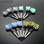 Flchettes  aiguilles en plastique  pointe souple, 14g, baril en laiton, avec joli vol et 50 embouts ...