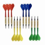Fl�chettes �lectroniques 4 couleurs, queue de vol, accessoires de jeu d'int�rieur de s�curit� professionnels ...