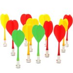 Fl�chettes magn�tiques en plastique, 10 couleurs al�atoires, jeu de cible, remplacement durable de la ...