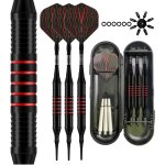 Flechette pointe plastique fl�chettes 3 pcs 6 anneaux en caoutchouc 3 vol flechettes pour cible electronique ...