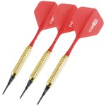 Fl�chettes � pointe souple de 17g, 3 pi�ces, corps de fl�chettes en cuivre et nylon, pour le sport et ...