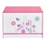 Fleurs et oiseaux - ensemble table et 2 chaises pour enfants