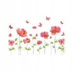 Fleurs stickers muraux papier peint stickers enfants