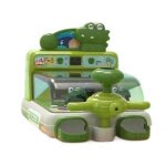 Flipper musical pour enfants, jouet educatif en marbre, vert