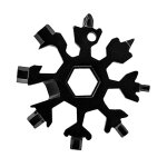 Flocon de neige multi - outils 18 en 1, outil de poche portable cl a cliquet combinaison mtrique cadeau ...