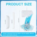 Flocon neige paillettes bougie number, bougie d'anniversaire neige glace et neige brillantes bougies ... Flocon neige paillettes bougie number, bougie d'anniversaire neige glace et neige brillantes bougies ...