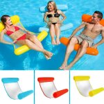 Flottant d'hamac d'eau flotteur fainant flottant jouets iatable flottant lit prsident piscine pliable ...