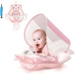 Flotteur gonflable licorne pour bb avec auvent de 3 a 6 a 12 mois pour bb fille et tout - petit boue ...