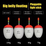 Flotteur lumineux elastique solide, grand ventre, bulle, pour la p�che en mer, a la carpe, 1 pi�ce