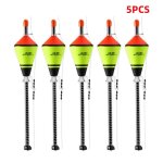 Flotteur de pche automatique portable en acier inoxydable, accessoires bobber rapide, haute sensibilit ...