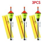 Flotteur de pche automatique portable en acier inoxydable, accessoires bobber rapide, haute sensibilit ...