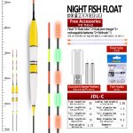 Flotteurs de pche electriques rechargeables, 2 tubes de flotteur, 1 usb, 2 flotteurs de nuit gonfls, ...