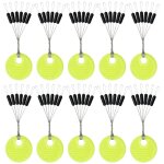 Flotteur de pche a la mouche en caoutchouc noir, bouchon nar, haricot spatial, pche a la carpe de mer, ...