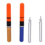 Flotteurs de pche en plastique aux couleurs vives, 2 pices, led bobbers, clairage nocturne, pour la ...