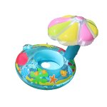 Flotteur de piscine gonflable en forme de champignon pour b�b�, anneau de natation, si�ge de s�curit� ...