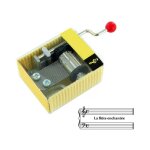 La fl�te enchant�e (w. a . mozart) - bo�te a musique / m�canisme / mouvement musical a manivelle dans ...