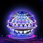 Flying ball boomerang flyorb magic avec led lumi�res drone hover ball fly nova orb flying spinner fidget ...