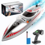 Flytec v003 rtr 2. 4g 30km / h bateau rc haute vitesse de course comp�titif eclairage led imperm�able ...