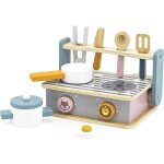 Cuisine en bois portable - foldable stove et bbq - cuisini�re 2 en 1 - 8 accessoires - facile � plier ...