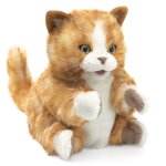 Folkmanis k�tzchen orange - braun / orange tabby kitten