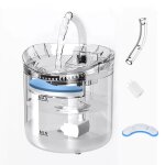 Fontaine d'eau a capteur automatique pour chats, distributeur d'eau pour animaux de compagnie, avec filtre, ...