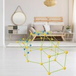 Fort kit de construction bricolage jouets de construction construction tente jouets pour garçons et filles ... Fort kit de construction bricolage jouets de construction construction tente jouets pour garçons et filles ...