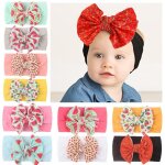Foulard imprim pour bb, 10 couleurs, en nylon, doux, confortable, avec nud sur les cts, accessoires ...