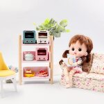 Four a micro - ondes miniature de cuisine r�aliste 1 / 8 1 / 6, mod�le bricolage, accessoire de maison ...