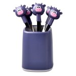 Fourchette a fruits en acier inoxydable pour enfants, décoration de la maison, pics a aliments, fête, ... Fourchette a fruits en acier inoxydable pour enfants, décoration de la maison, pics a aliments, fête, ...