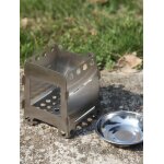 Fourneau a bois de chauffage pliable en acier inoxydable, support de barbecue, multifonctionnel, portable, ... Fourneau a bois de chauffage pliable en acier inoxydable, support de barbecue, multifonctionnel, portable, ...