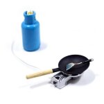 Fourneau a gaz en alliage, r�servoir d'ustensiles de cuisine miniature, maison de poup�e 4 pi�ces / ensemble ...