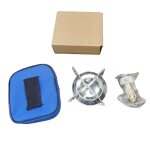 Fourneau a gaz portable, carr� coupe - vent, camping, tourisme, ext�rieur, br�leur de cuisine, voyage, ...