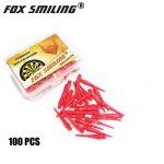 Fox smiling - fléchettes électroniques avec étui, pointe souple, rainure 2ba 25mm, gt, 100 pièces / ensemble ... Fox smiling - fléchettes électroniques avec étui, pointe souple, rainure 2ba 25mm, gt, 100 pièces / ensemble ...