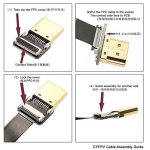 Fpc connecteur plat femelle micro hdmi 20 broches pour câble ruban, raspberry pi, gopro, mini ecran, ... Fpc connecteur plat femelle micro hdmi 20 broches pour câble ruban, raspberry pi, gopro, mini ecran, ...