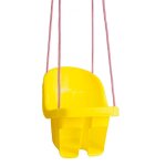 Fraize balan�oire enfant a cordes avec si�ge et dossier jaune