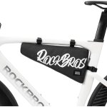 Frame bag for mtb bmx bike triangular top tube 4 cm thick gravel ranger cycling tools 1. 9 l black