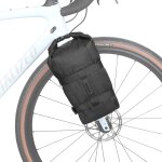 Front fork bag bicycle saddle bag 6. 5l for e - scooter, mountain, road bike accessories black