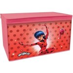 Fun house miraculous coffre a jouets - pliable - 55. 5 x 34. 5 x 34 cm - pour enfant