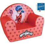 Fun house miraculous fauteuil club lady bug - l. 52 x p. 33 x h. 42 cm - pour enfant origine france garantie ...