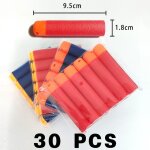 Fusil de sniper rouge 9. 5x1. 8cm, 30 pices, flchettes pour nerf mega, jouet pour enfants, flchettes ...