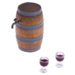 Ft de bire et de vin echelle 1:12, ensemble de verres a vin pour maison de poupe, accessoires de dcoration ...