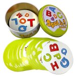 G avec bote - jeu de socit avec bote en mtal, 17styles de cartes dobble avec bote en mtal, rouge ...
