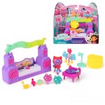 Gabby's dollhouse : the movie, coffret f�te �patante avec dj miaou, 2 figurines chat - gommes et accessoires, ...