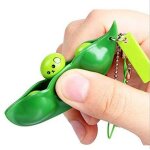 Gadgets amusants pour soulager le stress, lot de 1 ou 3 pi�ces, jouets, haricots, pois, pendentifs, balle ...