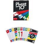 Games mattel - phase 10 - jeu de cartes familles - 7 ans et +