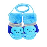 Gants de bb pour filles et garons de 1 a 7 ans, combinaison d'hiver, mitaines chaudes de neige, col ...