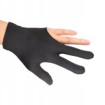 Gants de billard a doigts ouverts
