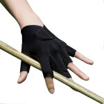 Gants de billard, main gauche, demi - doigt, gants de queue de billard, gants de sport, accessoires de ...